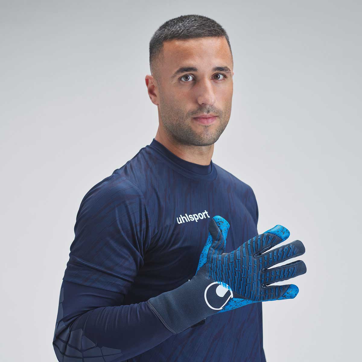 Uhlsport Aquagrip HN navy/pacific blue/white