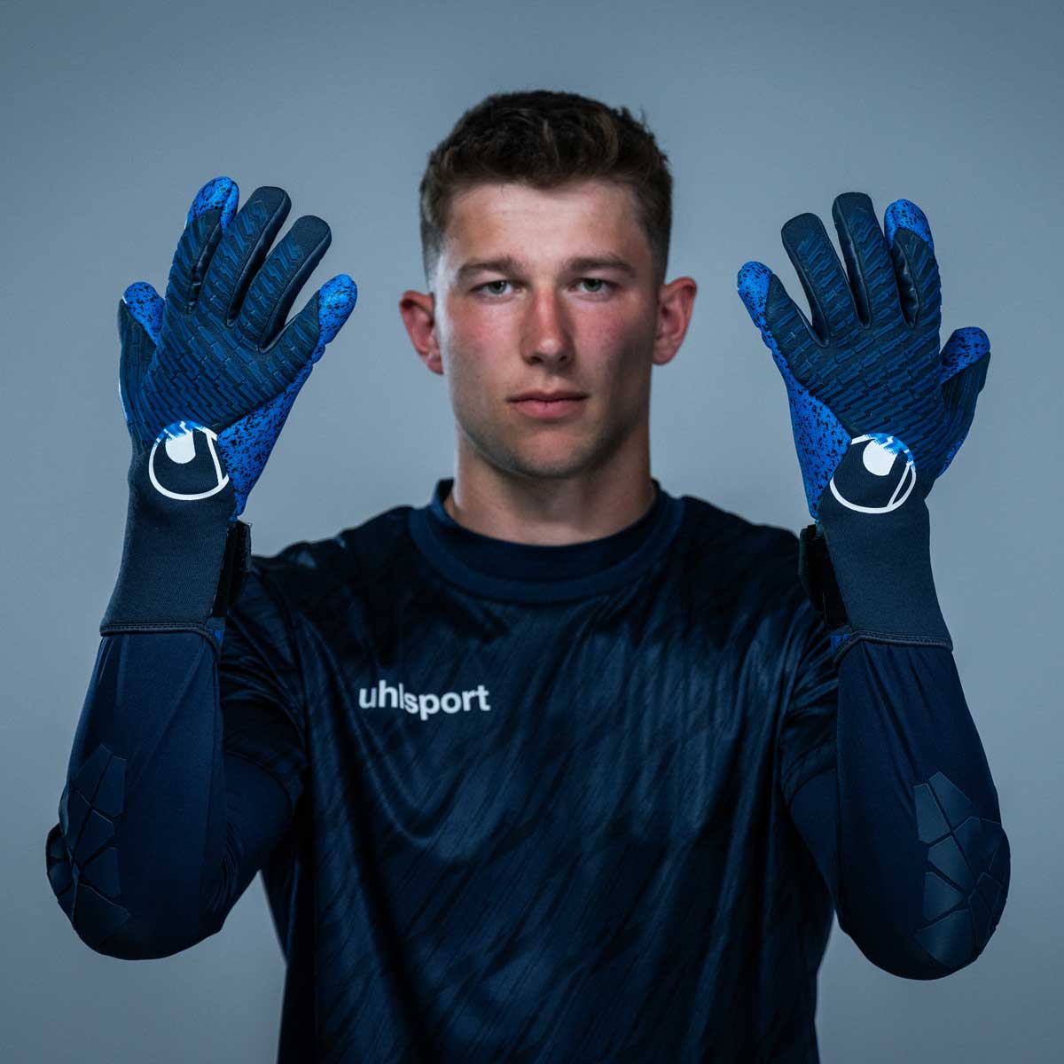 Uhlsport Aquagrip HN navy/pacific blue/white