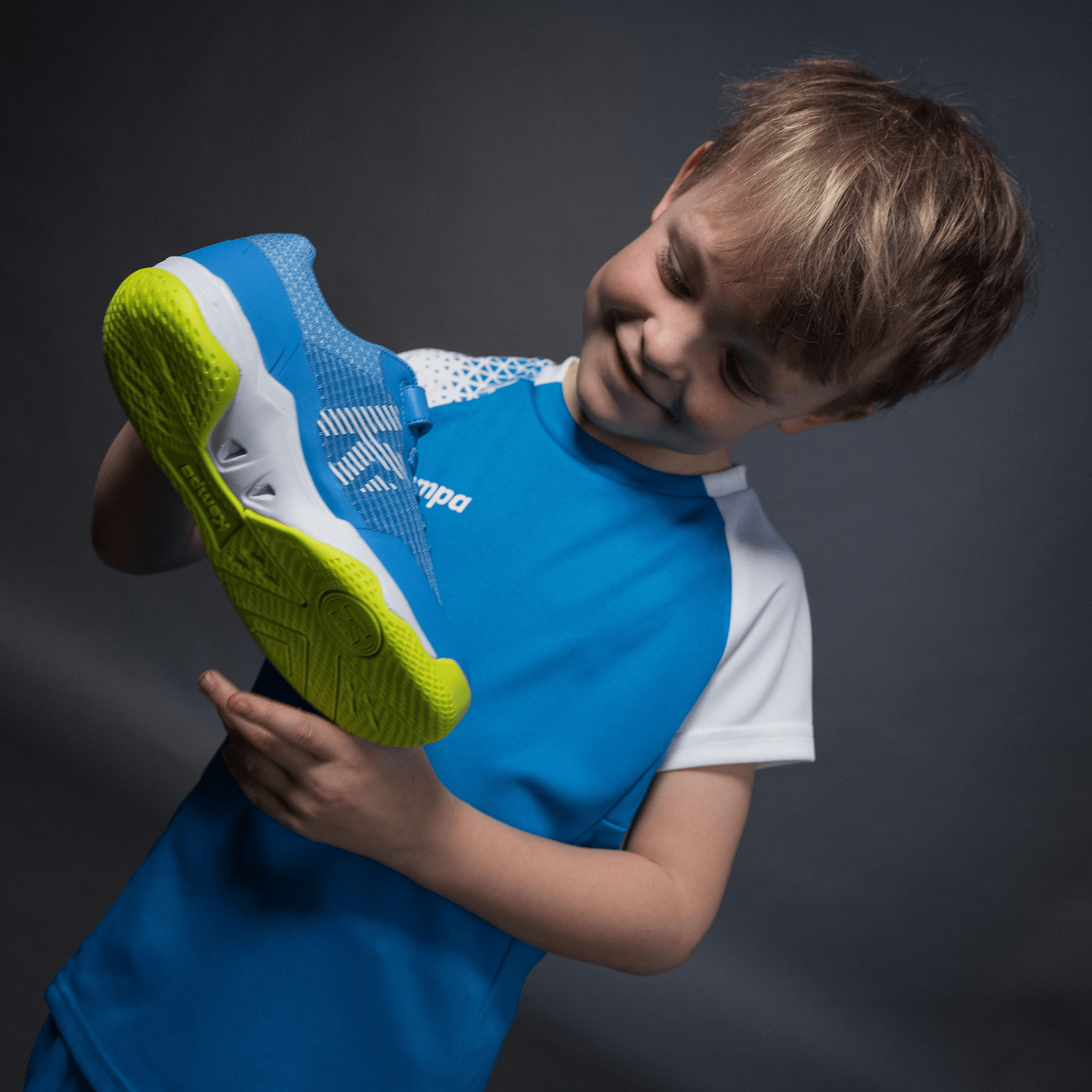 Kempa Wing 3.0 Kids Blár