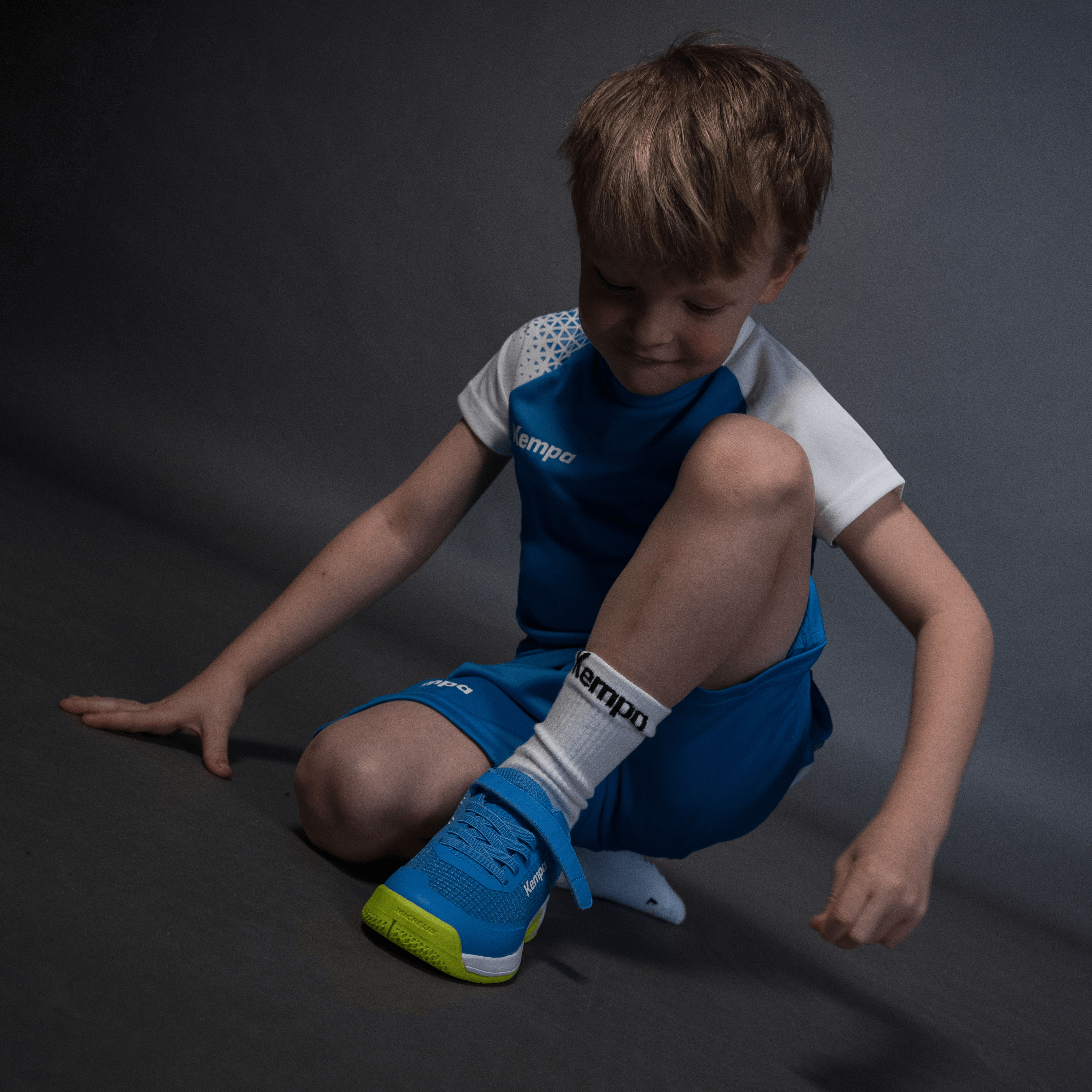 Kempa Wing 3.0 Kids Blár
